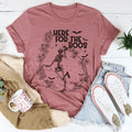 Here For The Boos Wine Tee product image 1