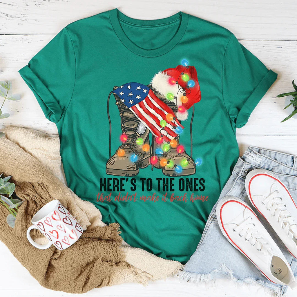 Here's To The Ones Who Didn't Make It Back Home Tee product image 2