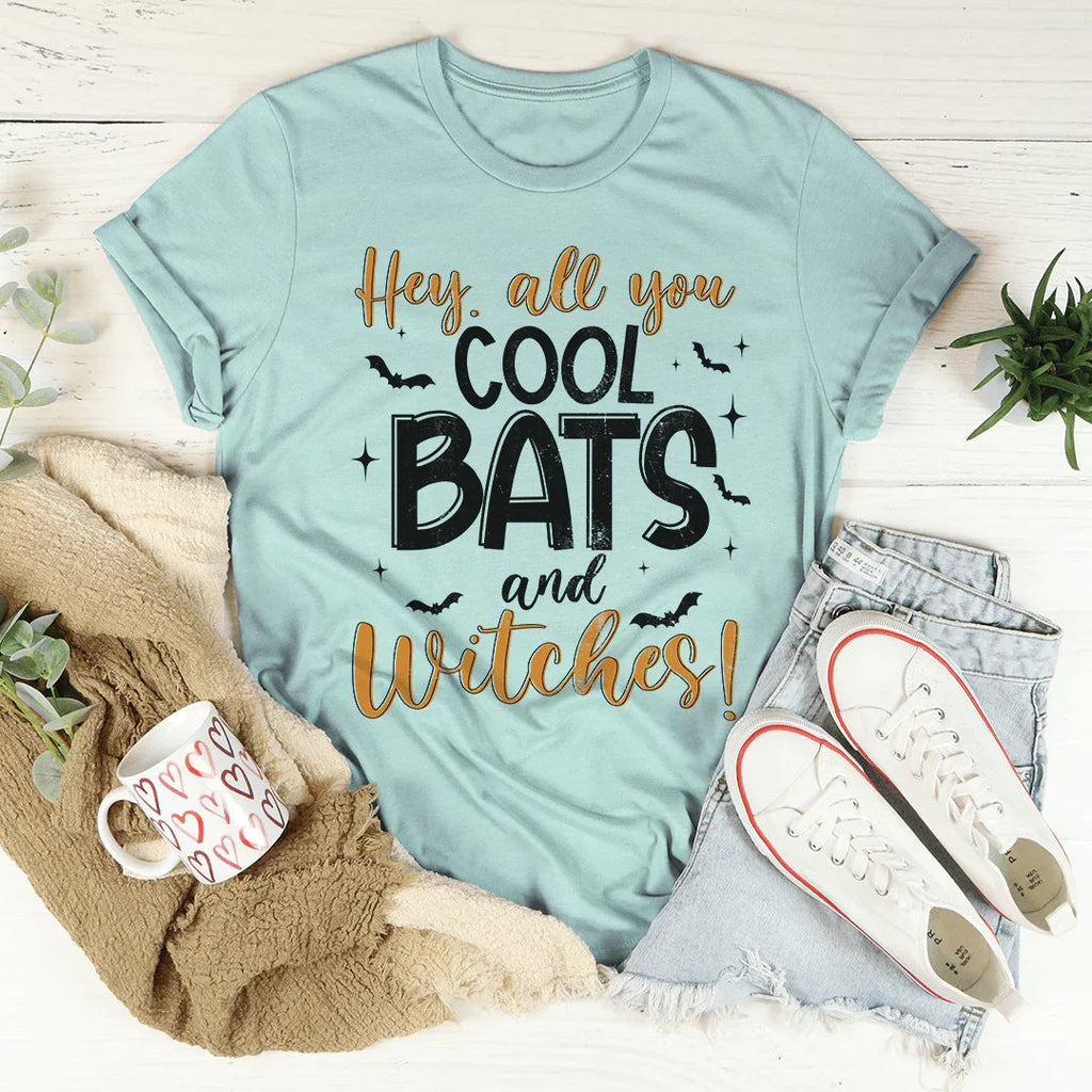 Hey All You Cool Bats And Witches Tee product image 4