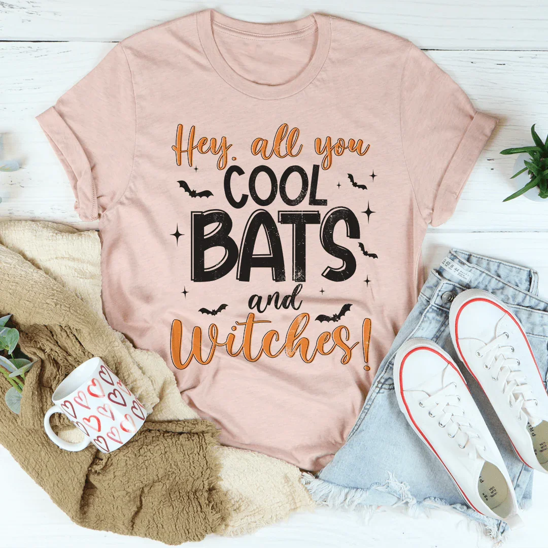 Hey All You Cool Bats And Witches Tee product image 3