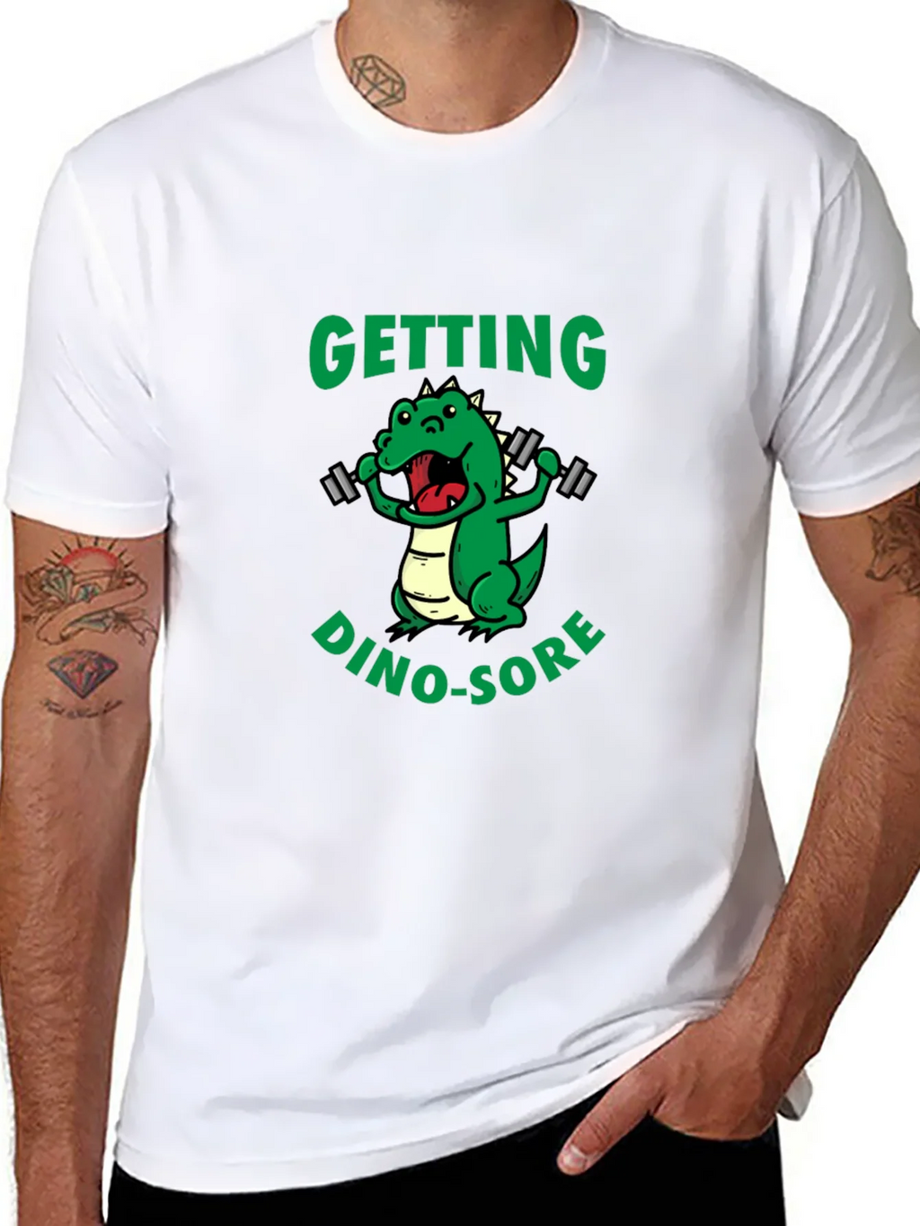 Dino-sore Workout T-Shirt product image 5