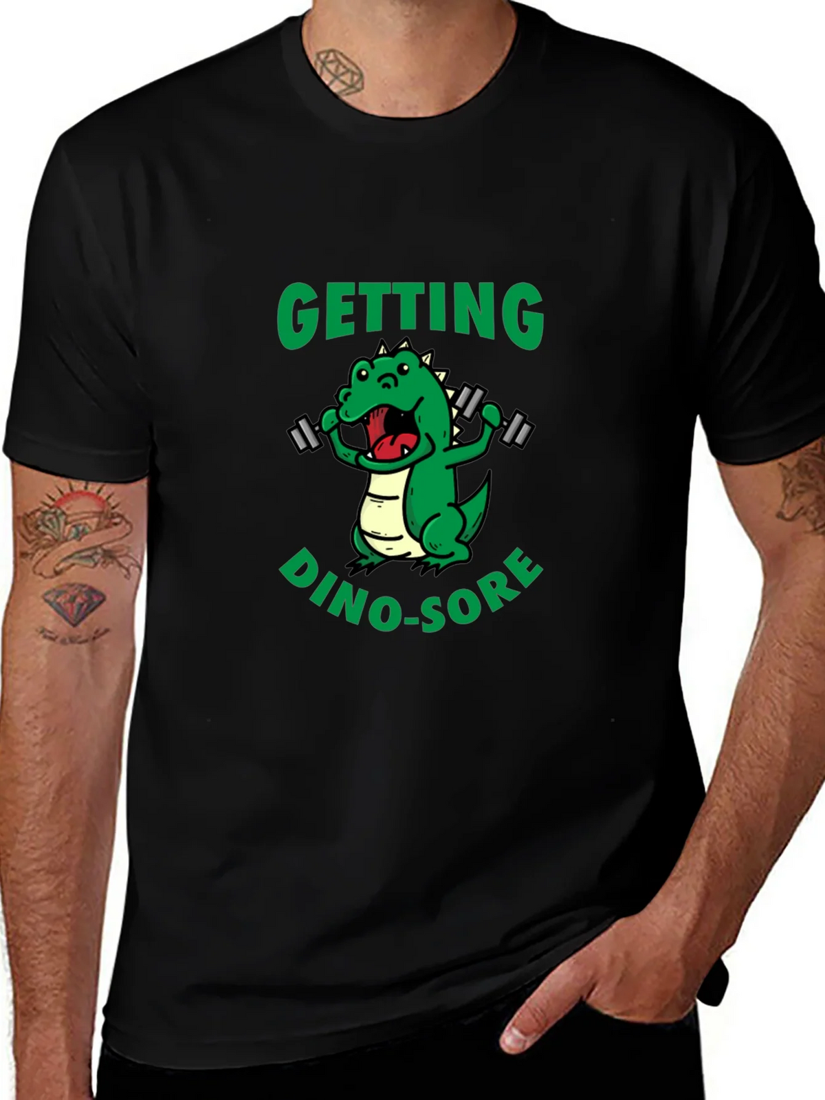 Dino-sore Workout T-Shirt product image 1