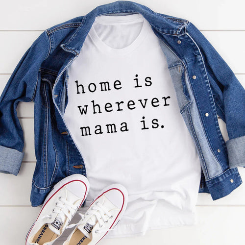 "Home Is Wherever Mama Is" – Sweet Motherhood Graphic product image 1