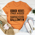Horror Movies & Pumpkin Patches Graphic T-Shirt – Autumn product image 1