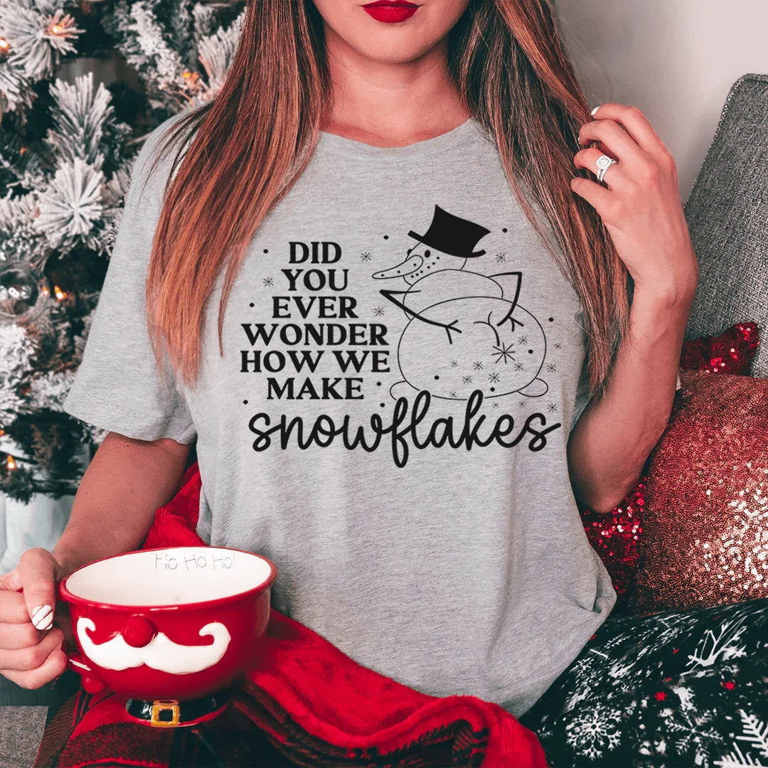 How Snowflakes Are Made Tee product image 3