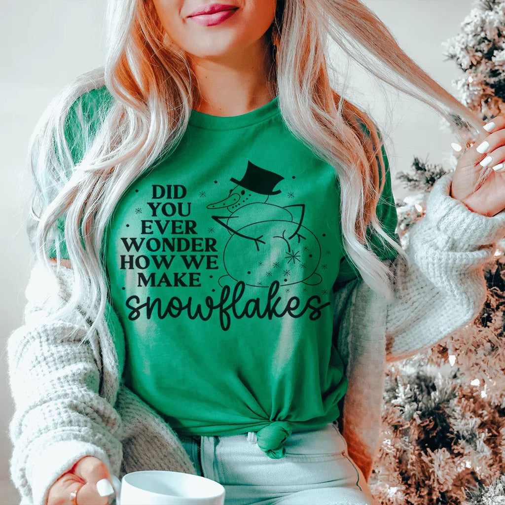 How Snowflakes Are Made Tee product image 2
