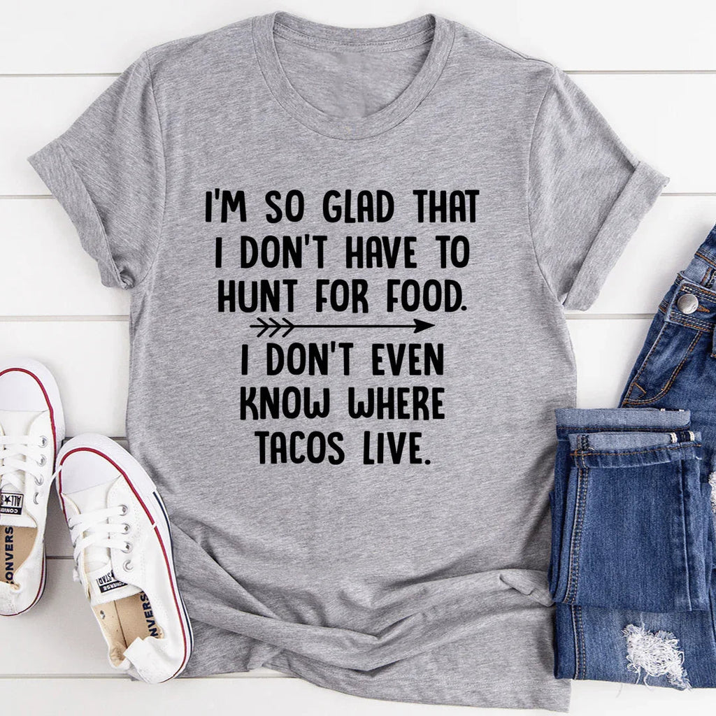 Grocery Shopping Foodie Graphic Tee – "I Hunt For My Own product image 2