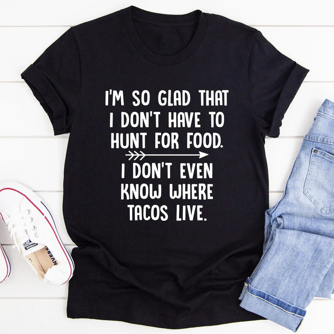 Grocery Shopping Foodie Graphic Tee – "I Hunt For My Own product image 1