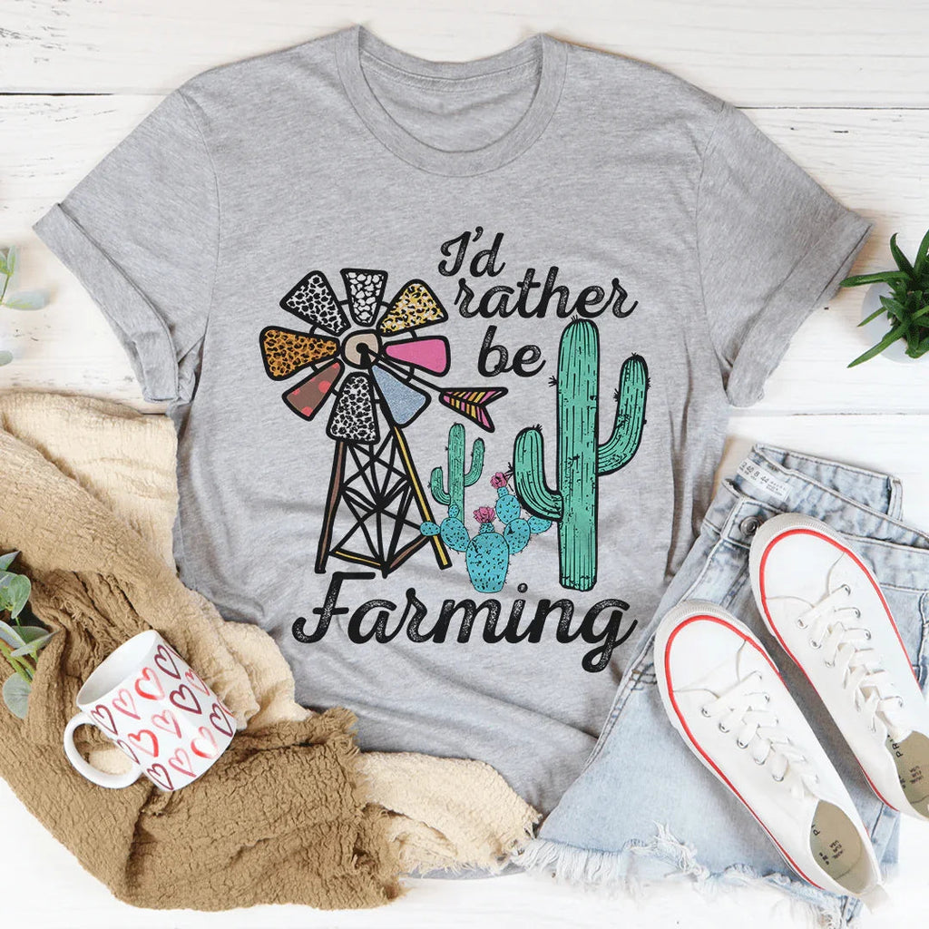 I'd Rather Be Farming Tee product image 1