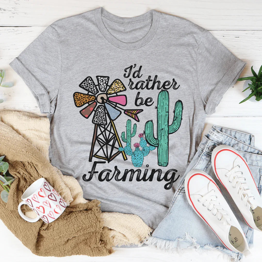 I'd Rather Be Farming Tee product image 1