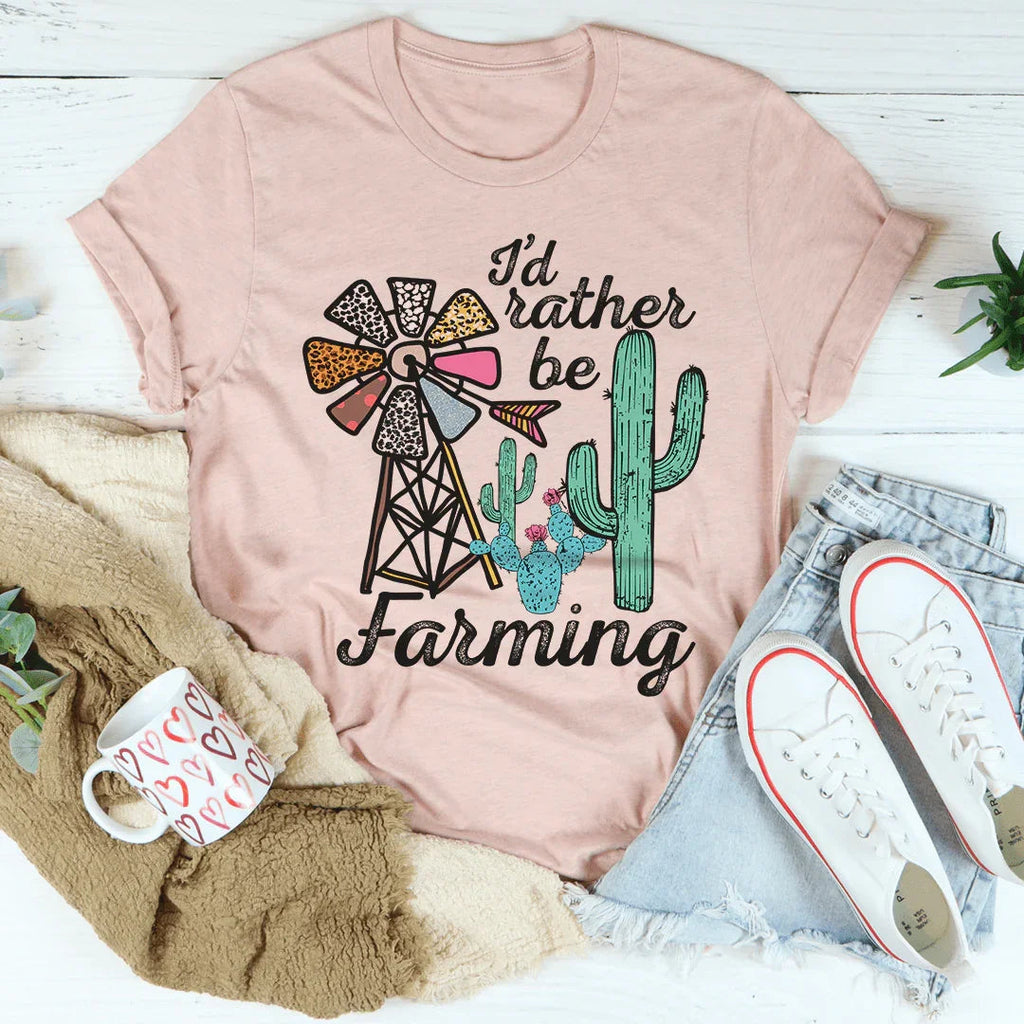 I'd Rather Be Farming Tee product image 3