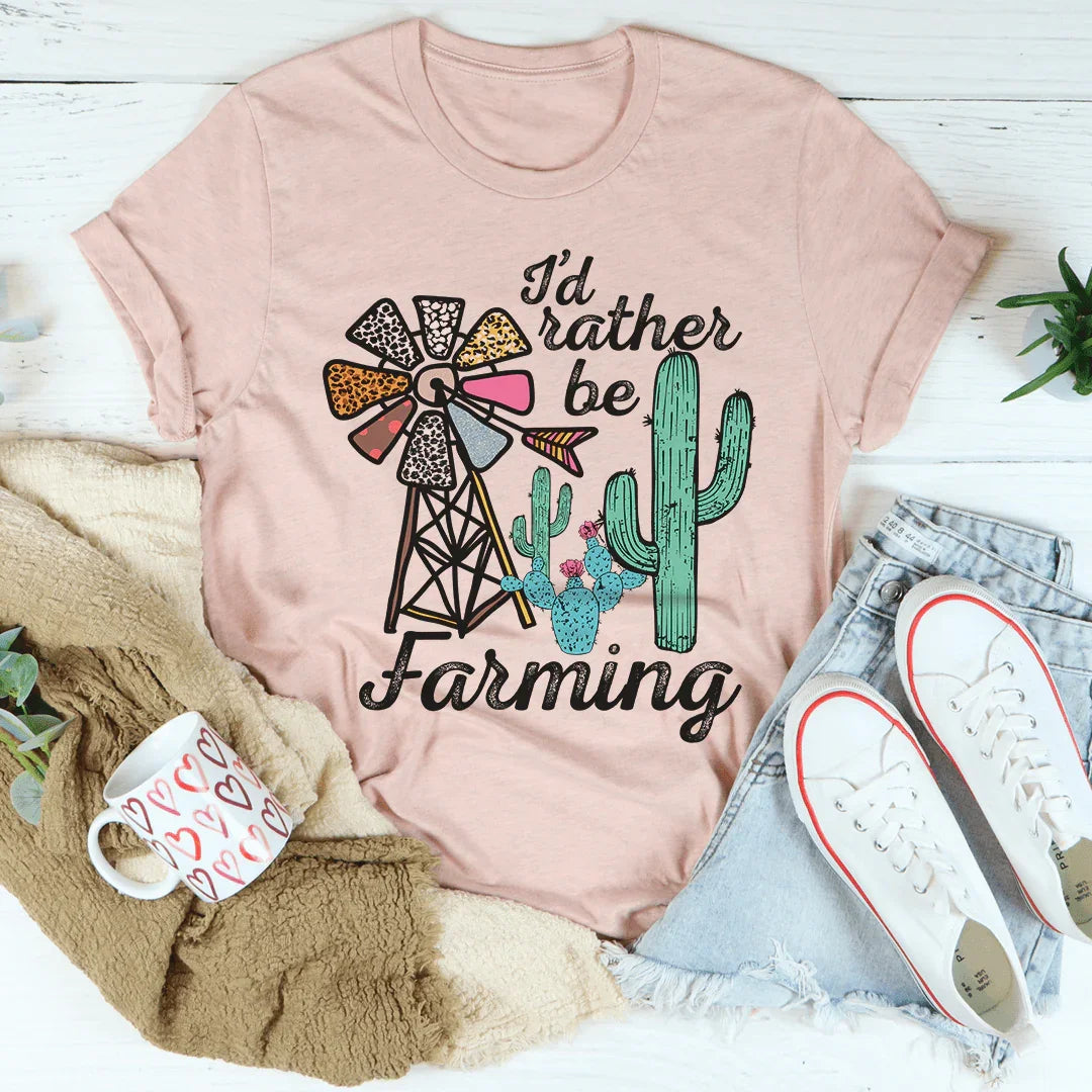 I'd Rather Be Farming Tee product image 3