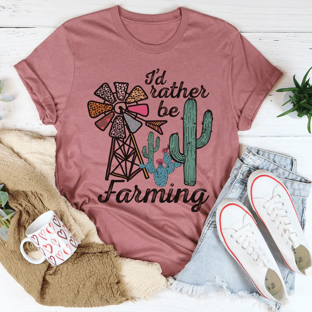 I'd Rather Be Farming Tee product image 2