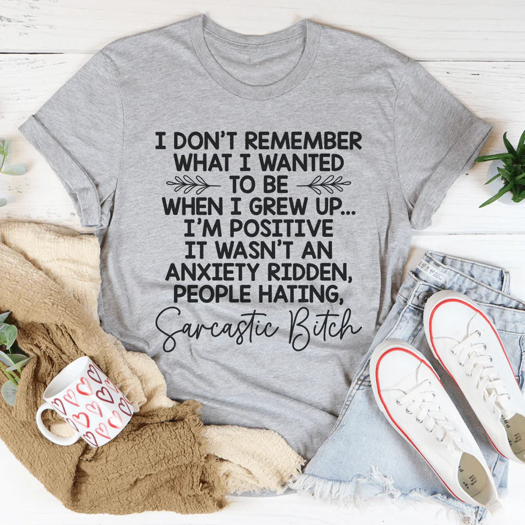 Relatable Adulting Graphic T-Shirt – \"I Don't Remember product image 2