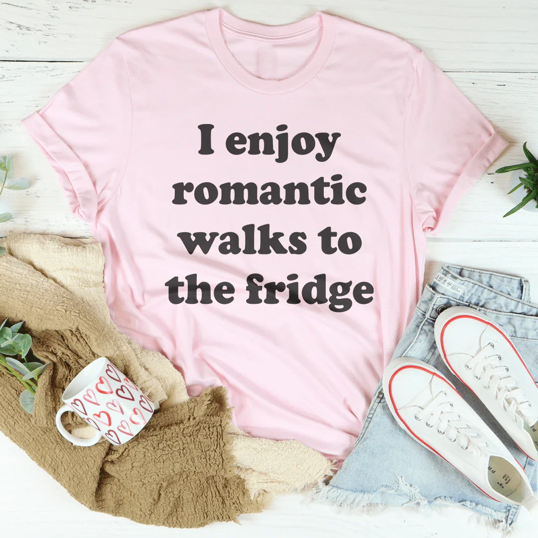 "I Enjoy Romantic Walks To The Fridge" – Foodie Humor product image 1