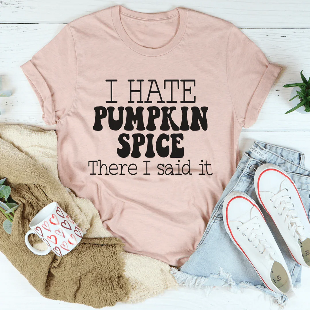I Hate Pumpkin Spice Tee product image 4