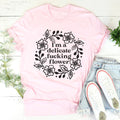 Playful Irony Quote T-Shirt – "I'm A Delicate Flower" product image 1