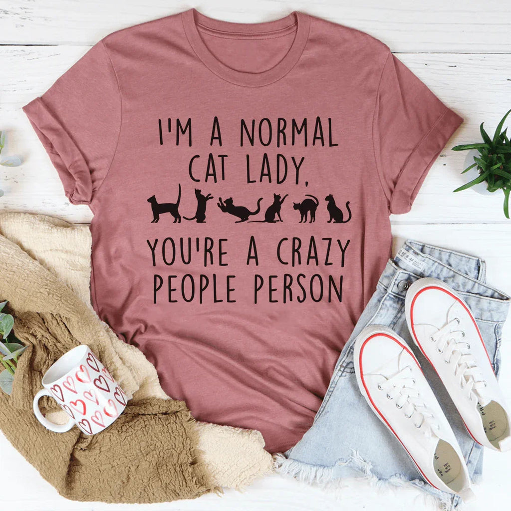 I'm A Normal Cat Lady Tee product image 3