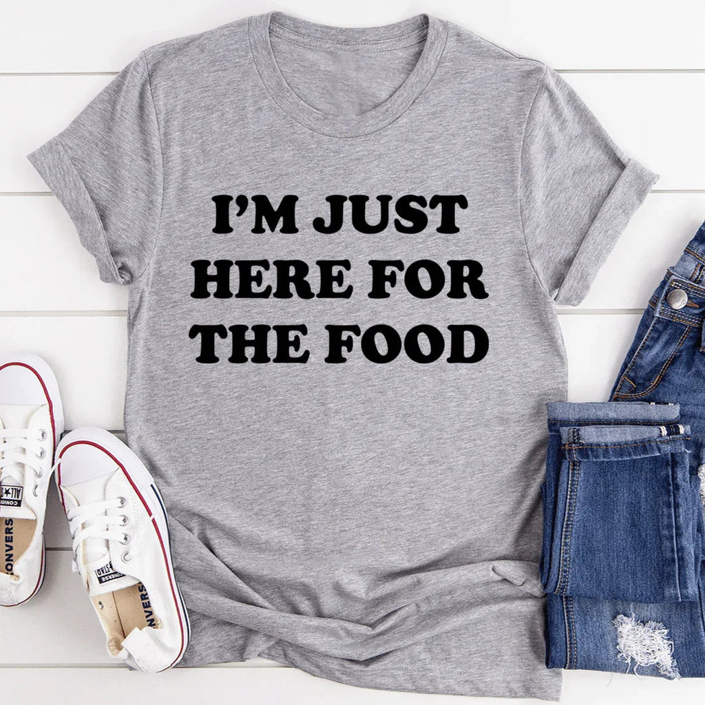 "I'm Just Here For The Food" – Funny Snack Lover Graphic product image 2