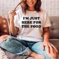 "I'm Just Here For The Food" – Funny Snack Lover Graphic product image 1