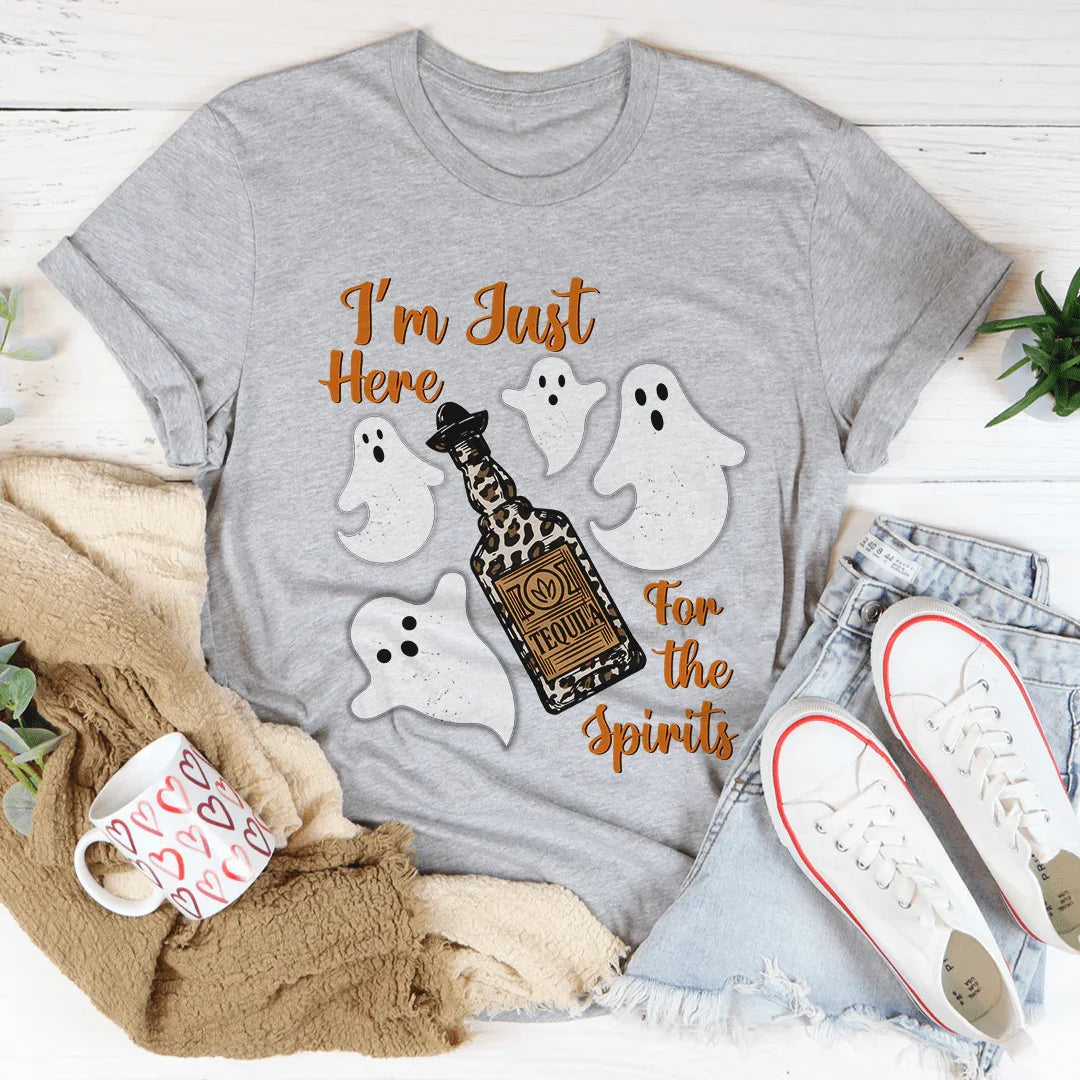 I'm Just Here For The Spirits Tequila Tee product image 2