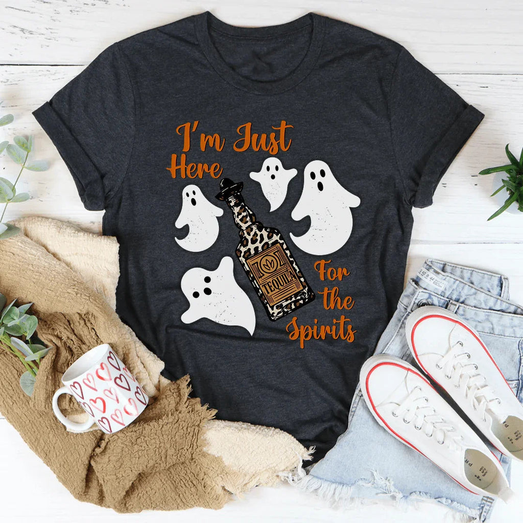 I'm Just Here For The Spirits Tequila Tee product image 1