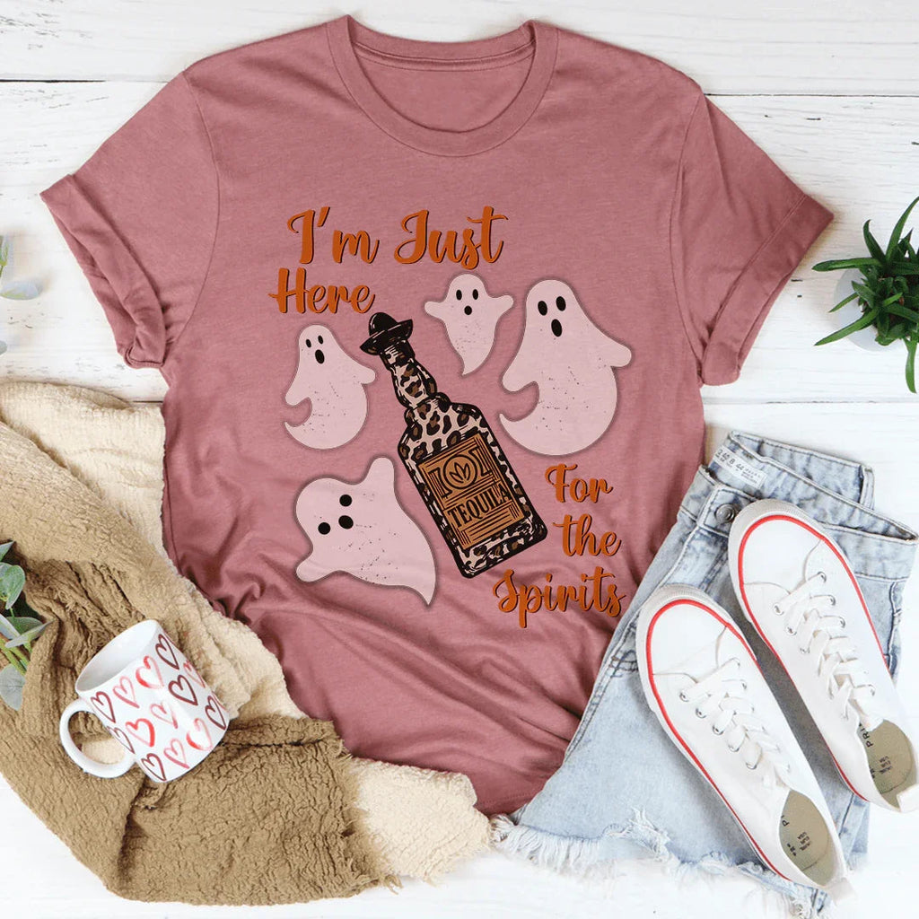 I'm Just Here For The Spirits Tequila Tee product image 3