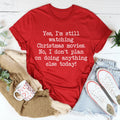 Cozy Holiday Casual Shirt – Yes, I'm still watching product image 1