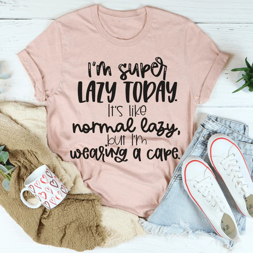 I'm Super Lazy Today Tee product image 4