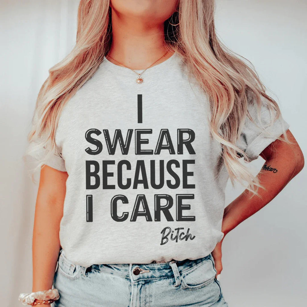 I Swear Because I Care Tee product image 1