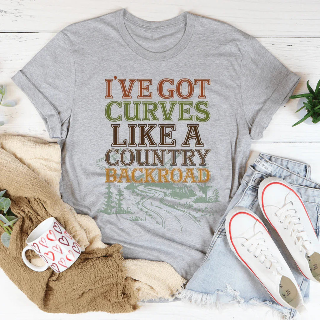 I've Got Curves Like A Country Backroad Tee product image 2