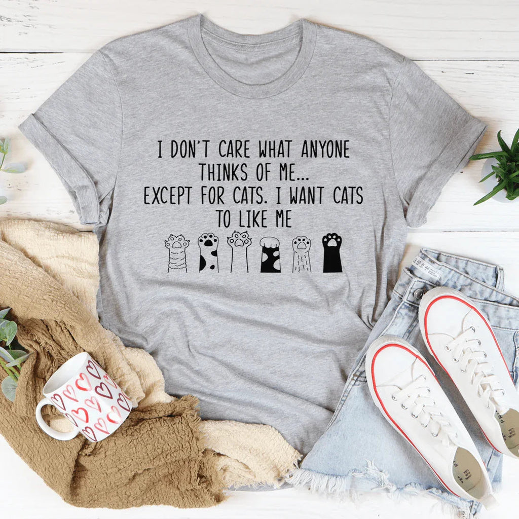 I Want Cats To Like Me Tee product image 2