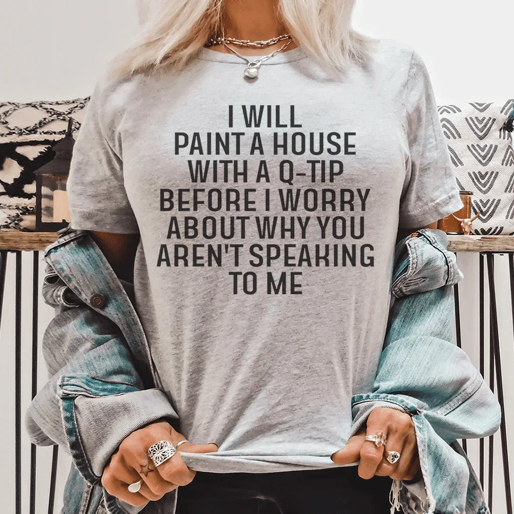 Snarky Overachiever Top – "I Will Paint A House With A product image 1