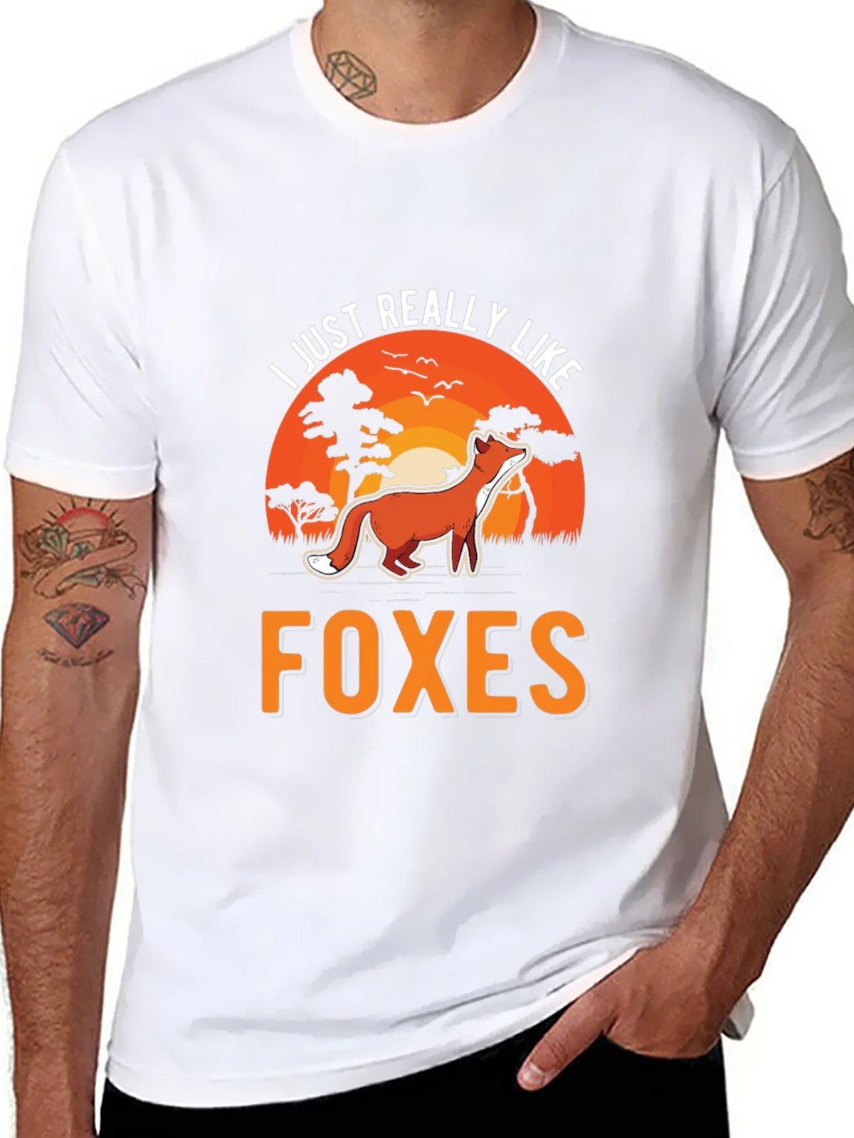 I Just Really Like Foxes Graphic Tee product image 1