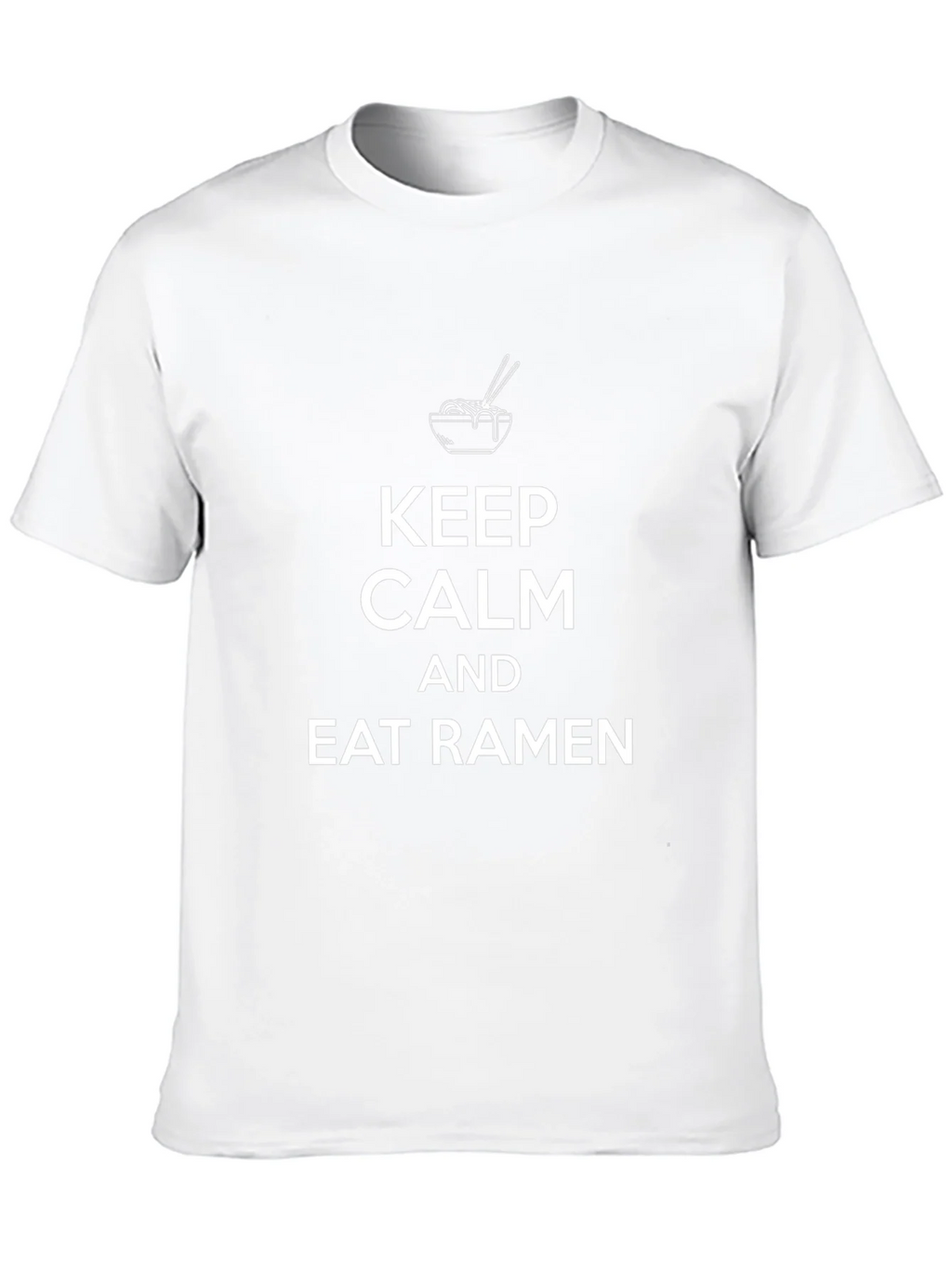 Keep Calm and Eat Ramen T-Shirt - Casual Comfort Tee product image 2