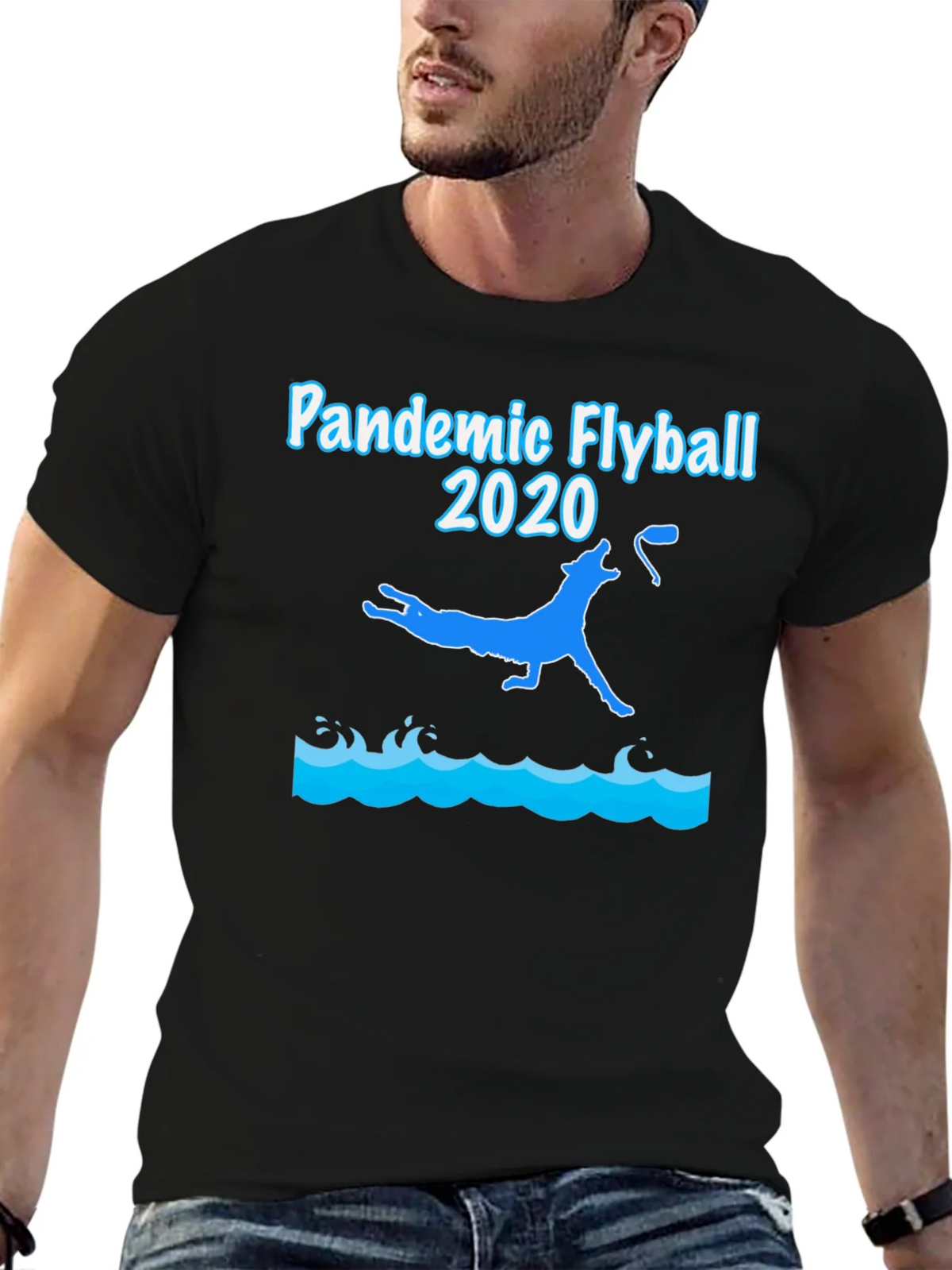 Pandemic Flyball 2020 Black T-Shirt product image 1