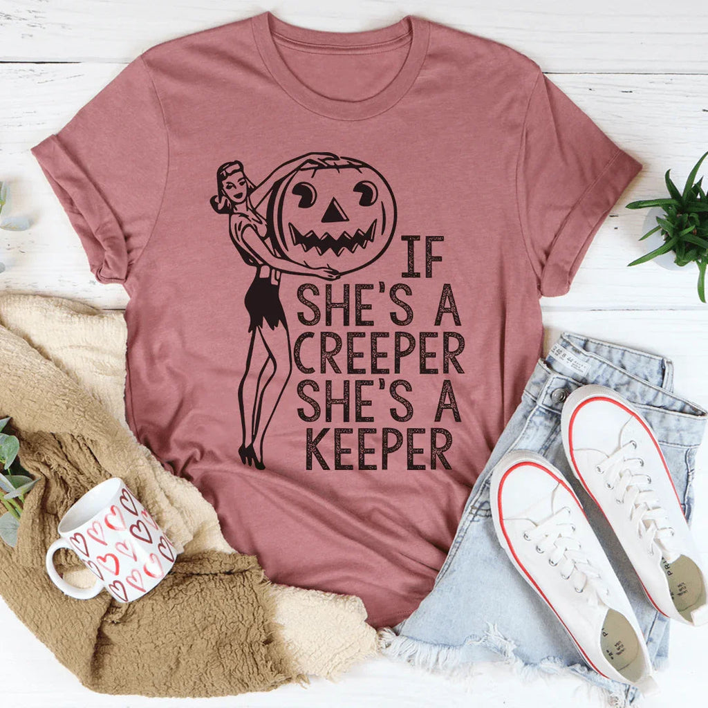 If She's A Creeper A Keeper Tee product image 4