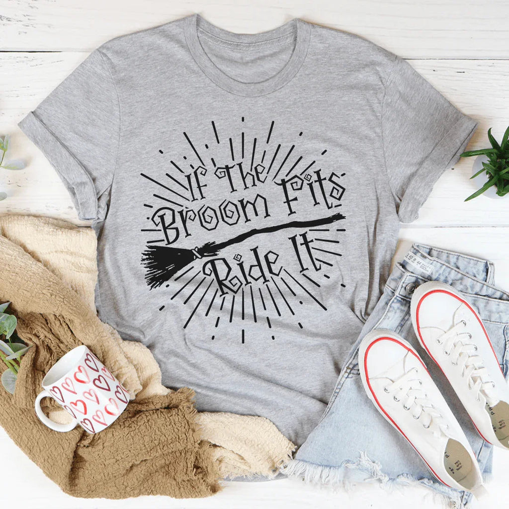 If The Broom Fits Ride It Tee product image 2