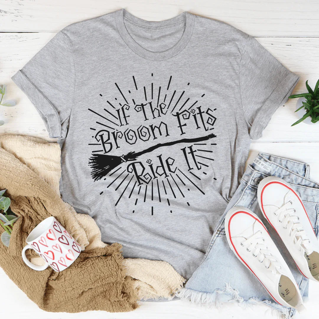 If The Broom Fits Ride It Tee product image 2