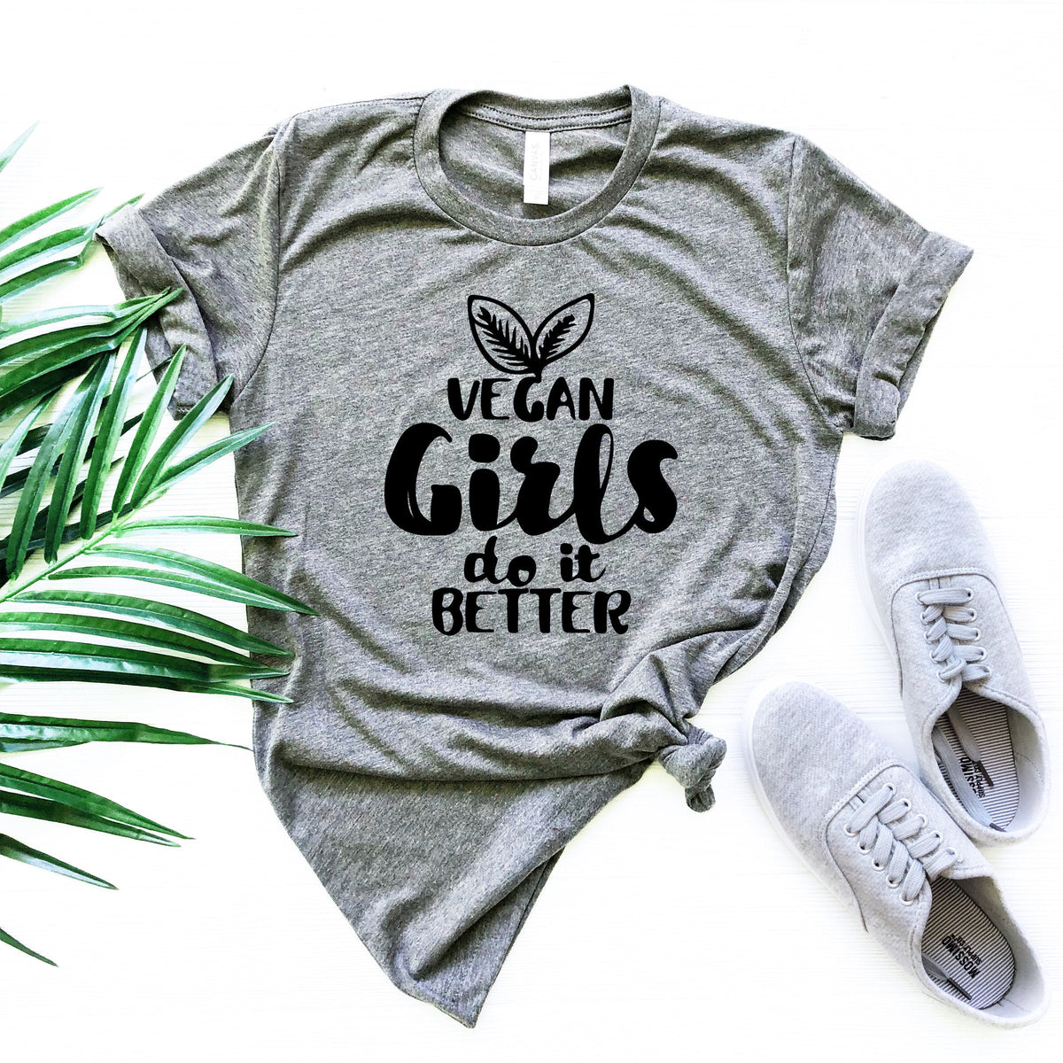 Vegan Girls do It Better Shirt, Veganism Gift, Funny product image 5