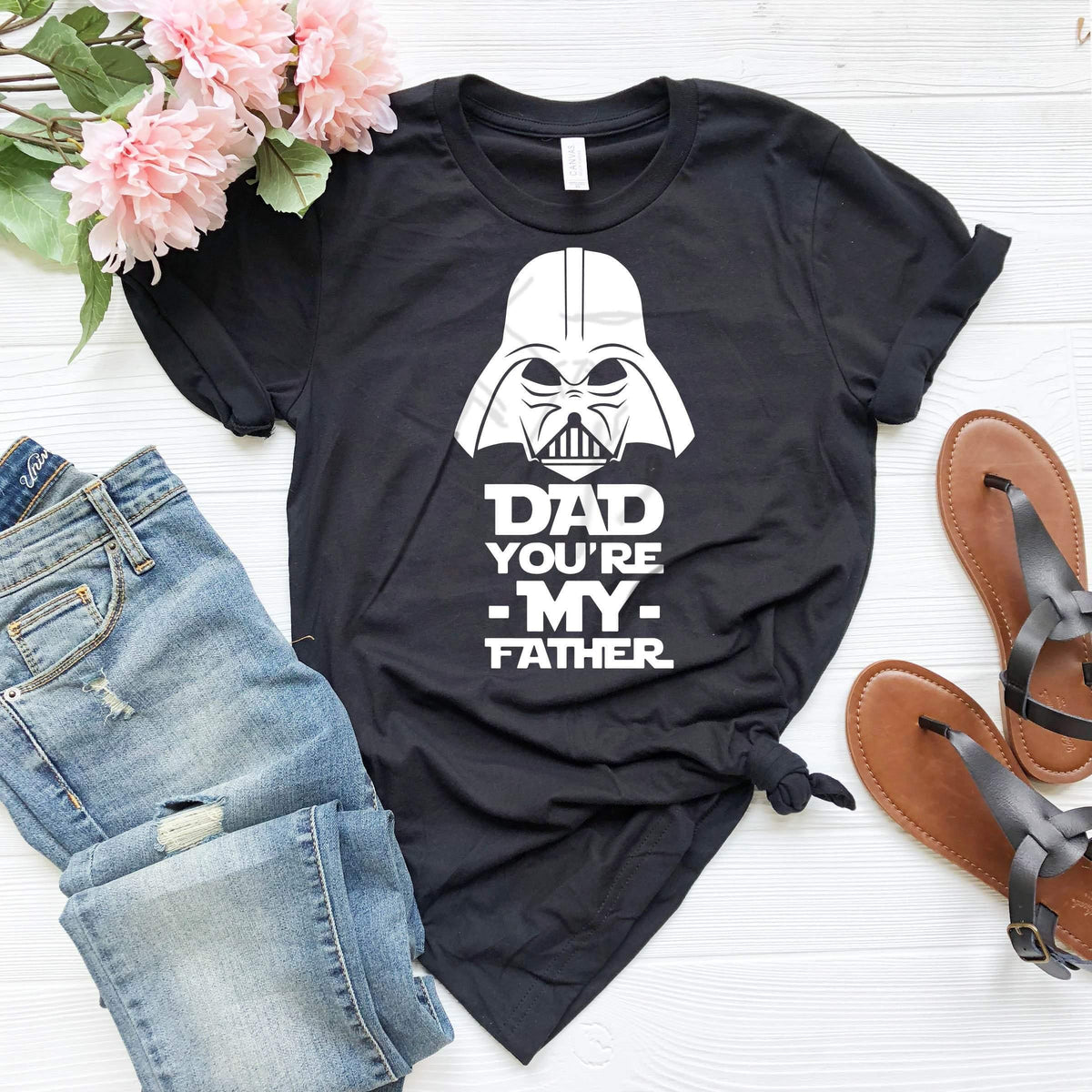 Darth vader dad shirt, star wars Funny Tshirts for Fathers product image 4