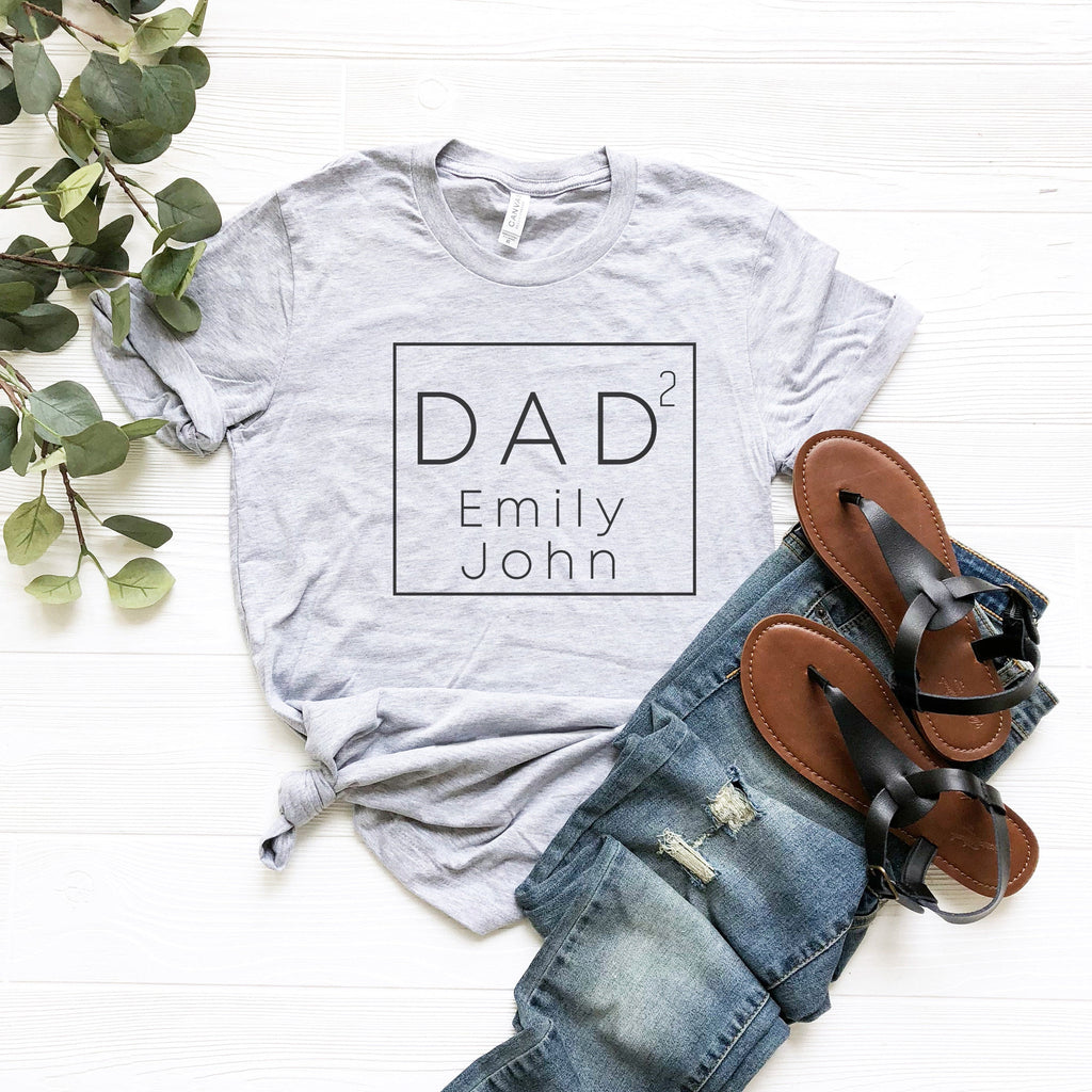 Custom Dad T-Shirt, Funny Shirts for square, daughter,Dad product image 3