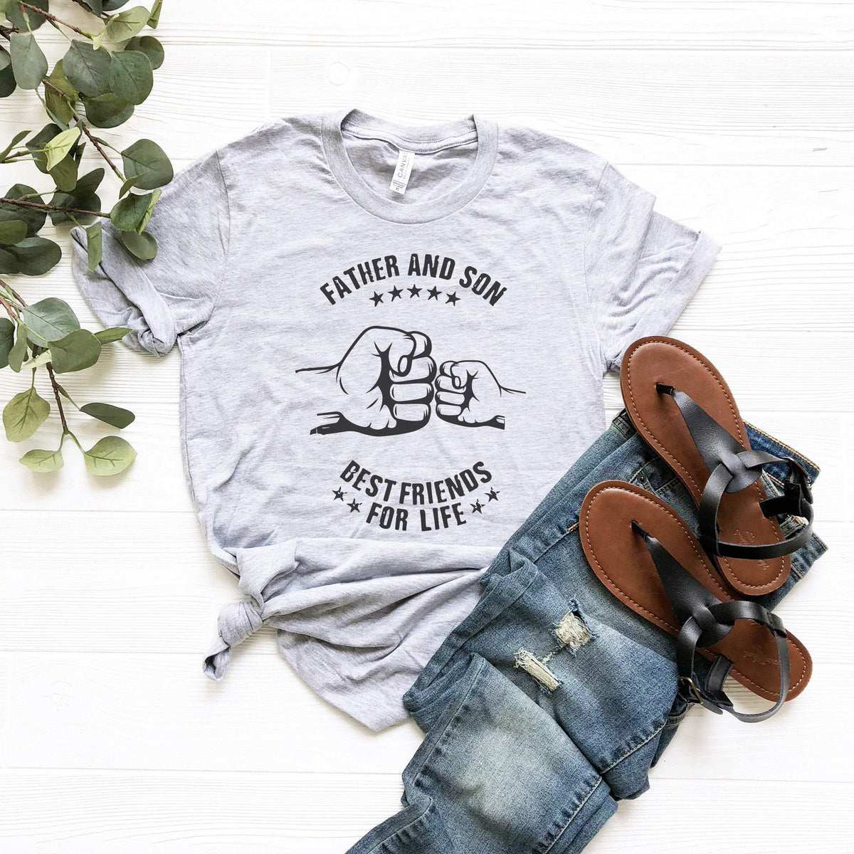 Father and Son Shirt, Dad Gift Best Friend for Life is My product image 2