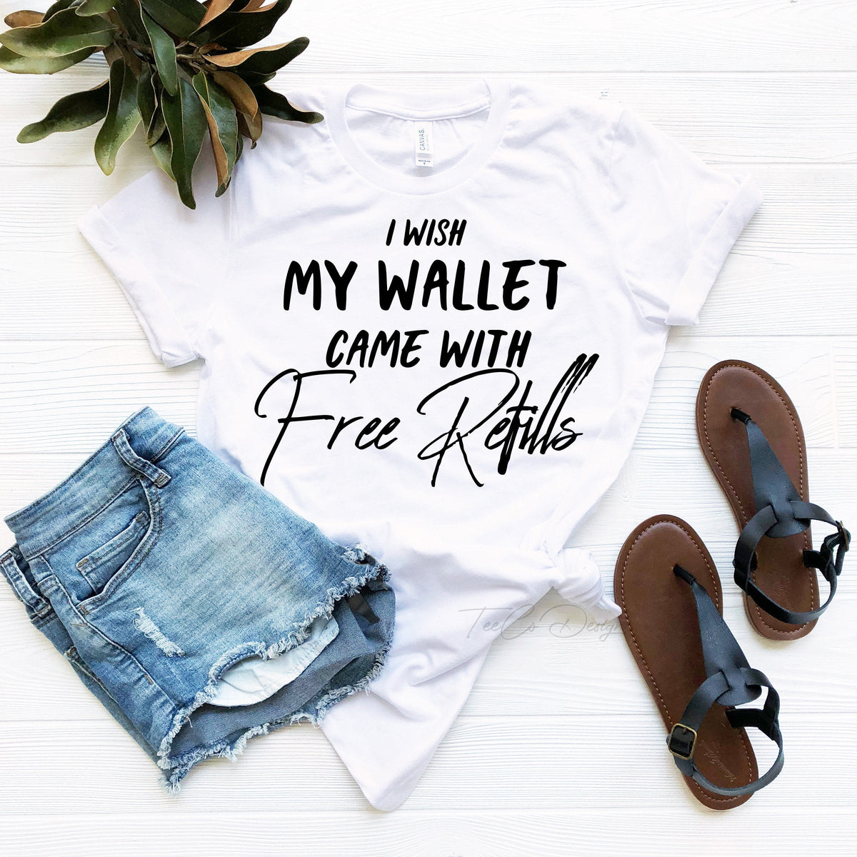 Funny Slogan Shirts, Free Refills, Tshirt Sayings, Tshirts product image 2
