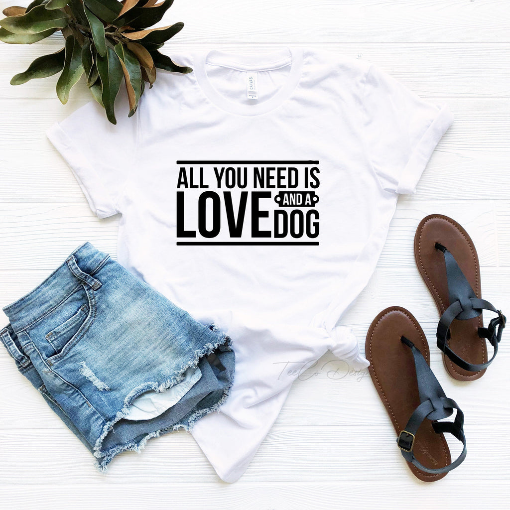You need Love and a Dog Shirt, T-Shirt product image 2
