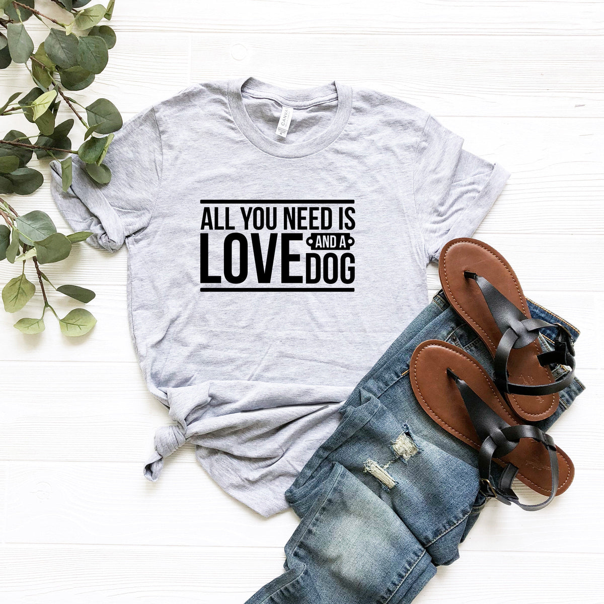You need Love and a Dog Shirt, T-Shirt product image 3