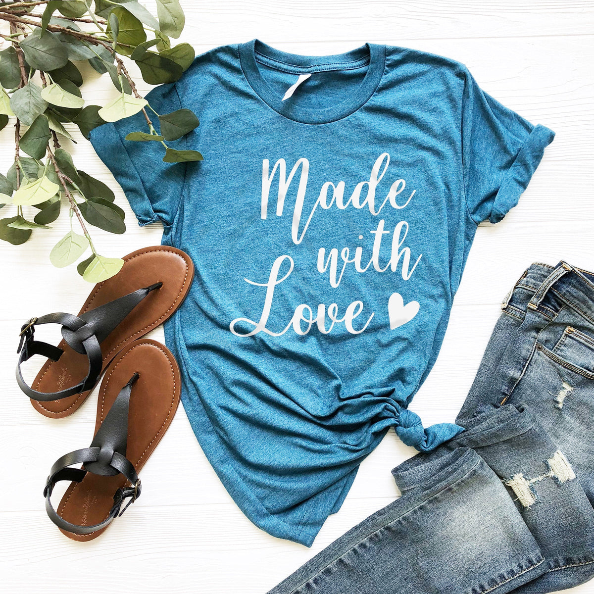 Made With Love, Mom Shirt, Wife Kitchen product image 1