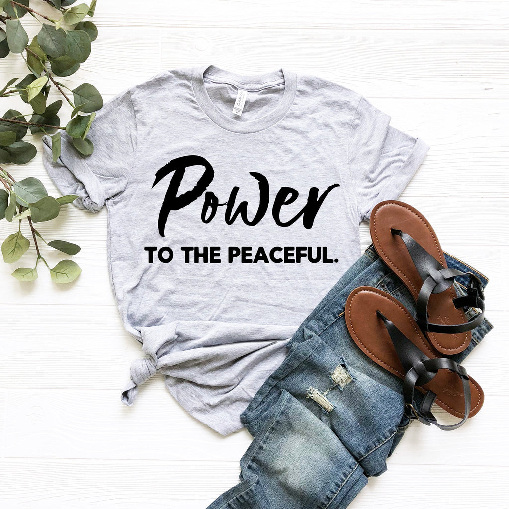 Power to the Peaceful, Christian Apparel, Tees, T-Shirts product image 2