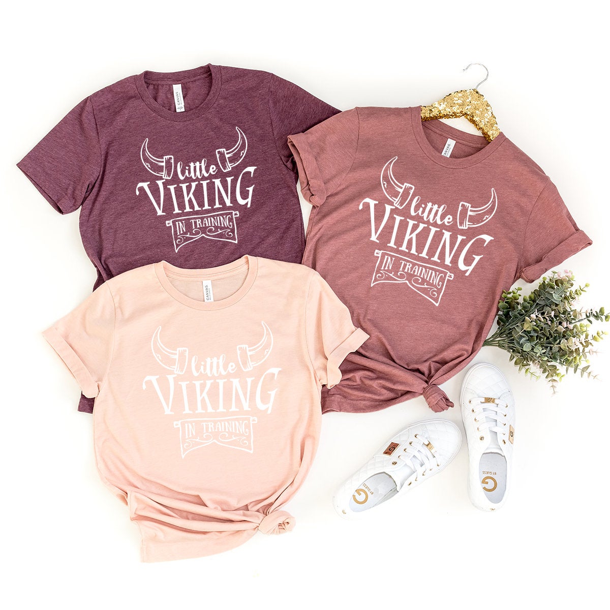 Kids Viking Shirt, Children's Little Vikings Kid, In product image 5