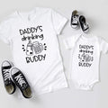 Matching Dad And Baby Shirt, Daddy's Drinking Buddy Son boy product image 1
